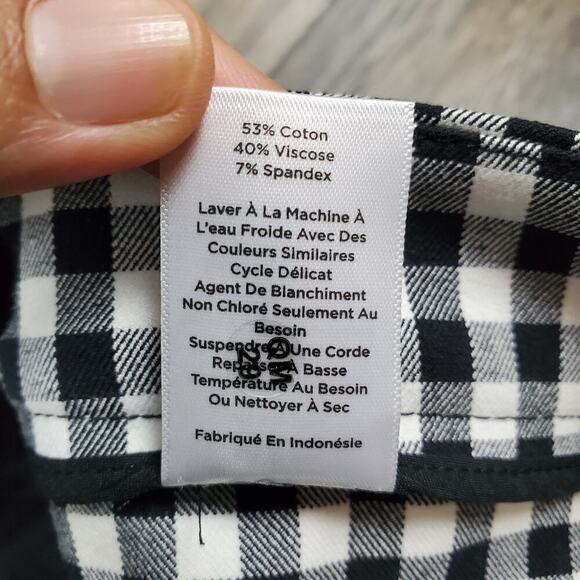 Talbots Women Chatham Ankle Pants Sunrise Gingham Size 4 Casual Preppy - Picture 9 of 10